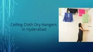 Cloth Drying Hanger Presentations