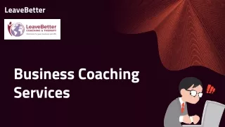 Business Coaching Services | Grow Your Business