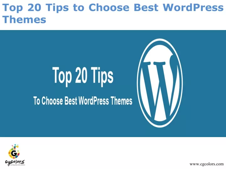 top 20 tips to choose best wordpress themes