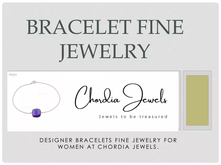 bracelet fine jewelry