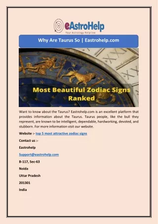 why are taurus so eastrohelp com