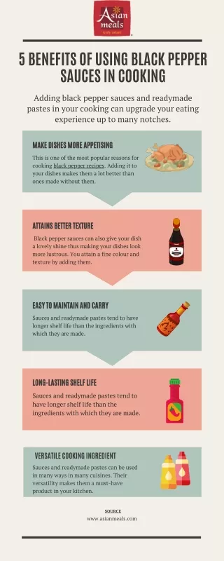 5 Benefits Of Using Black Pepper Sauces in Cooking