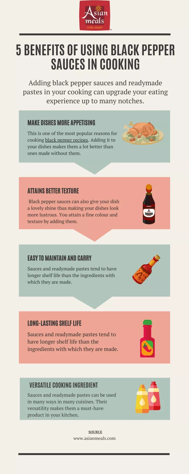 5 benefits of using black pepper sauces in cooking