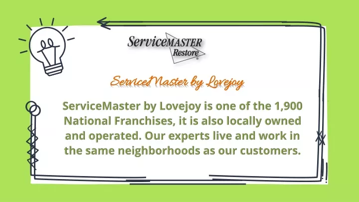 servicemaster by l ovejoy