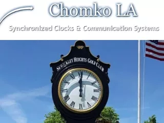 Solar Pool and Outdoor Clocks at ChomkoLA