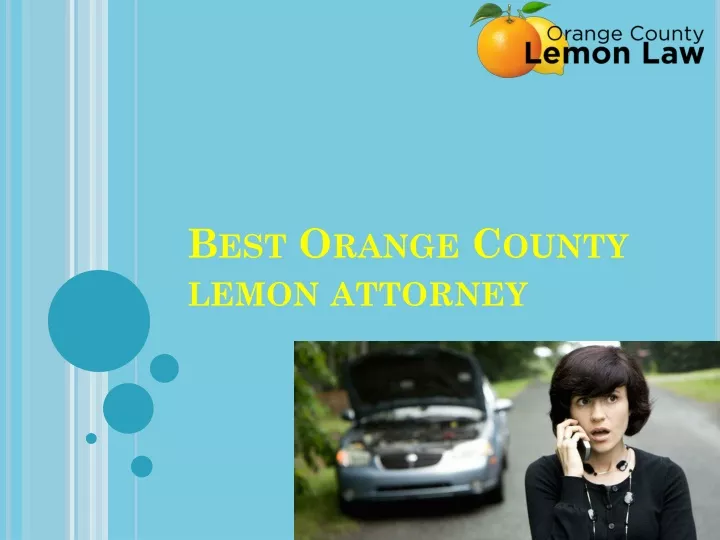 best orange county lemon attorney