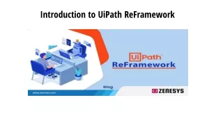 Introduction to UiPath ReFramework
