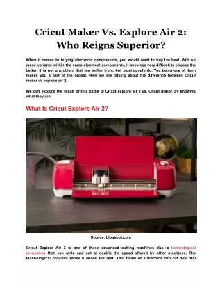 cricut maker vs explore air 2 who reigns superior