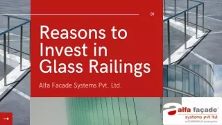 reasons to invest in glass railings