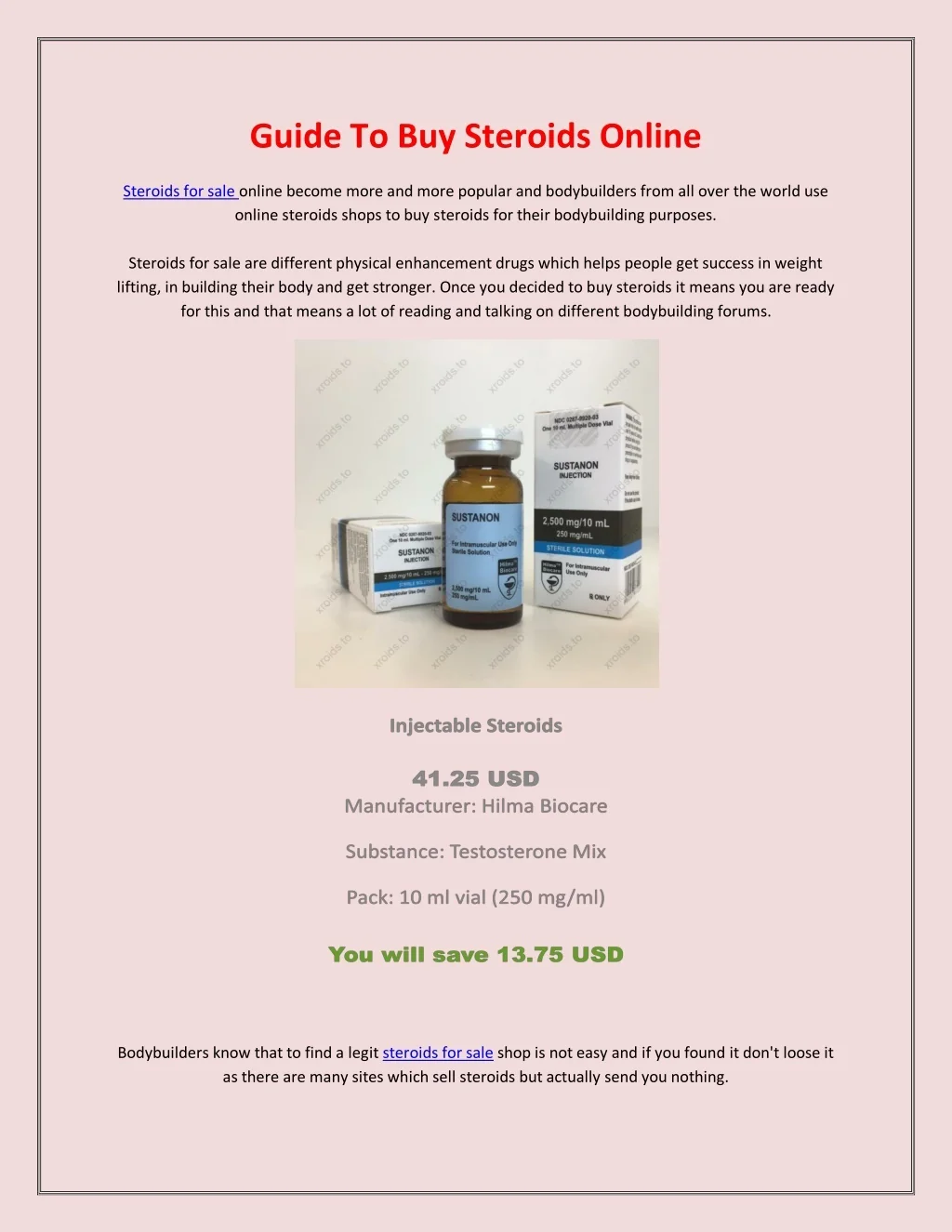PPT - Guide To Buy Steroids Online PowerPoint Presentation, free ...