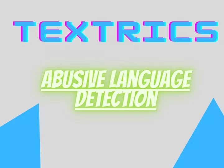 textrics textrics textrics