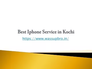 best iphone service in kochi