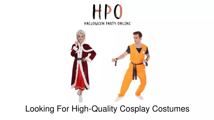 looking for high quality cosplay costumes