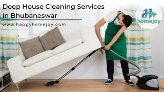 Deep House Cleaning Services in Bhubaneswar
