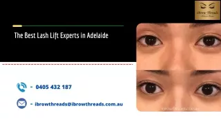The Best Lash Lift Experts in Adelaide