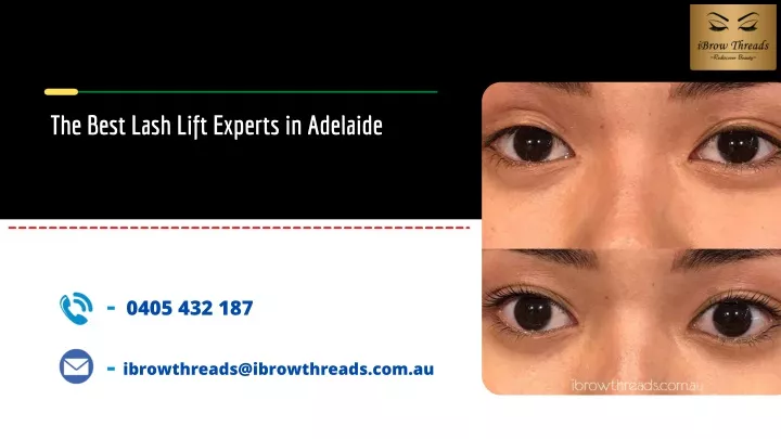 the best lash lift experts in adelaide