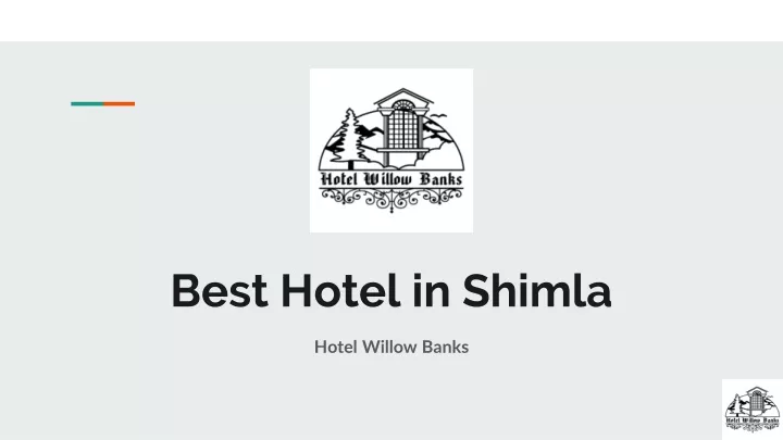 best hotel in shimla