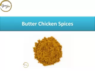 butter chicken spices