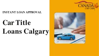 Car Title Loans Calgary