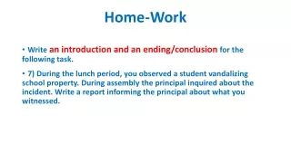 home work