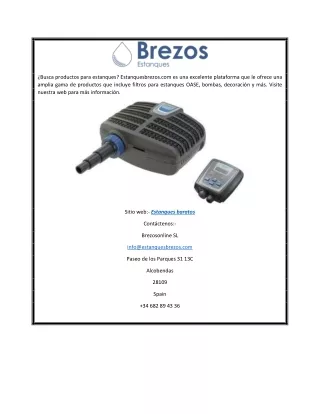busca productos para estanques estanquesbrezos