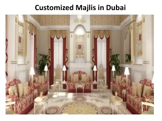 customized majlis in dubai