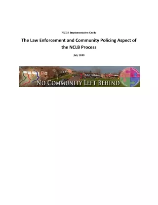 Law Enforcement and the Crime Prevention work at the Community  by Abid Jan