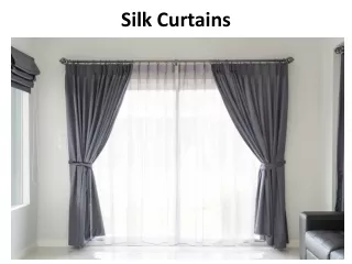 silk curtains