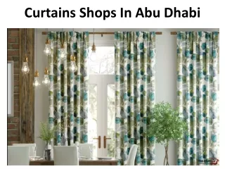 curtains shops in abu dhabi