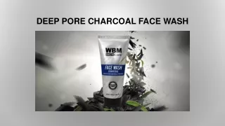 deep pore charcoal face wash