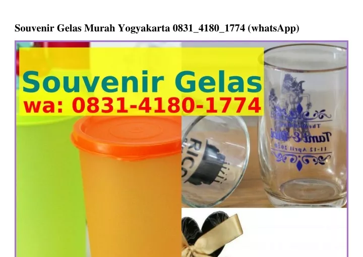 souvenir gelas murah yogyakarta 0831 4180 1774