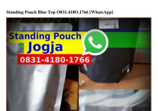 Standing Pouch Blue Top Ô8ᣮl·4l8Ô·l7ᏮᏮ[WhatsApp]