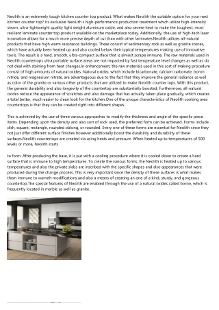 This Is Your Brain on the best neolith