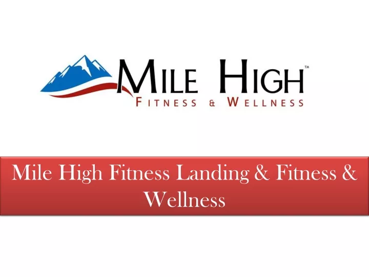 mile high fitness landing fitness wellness