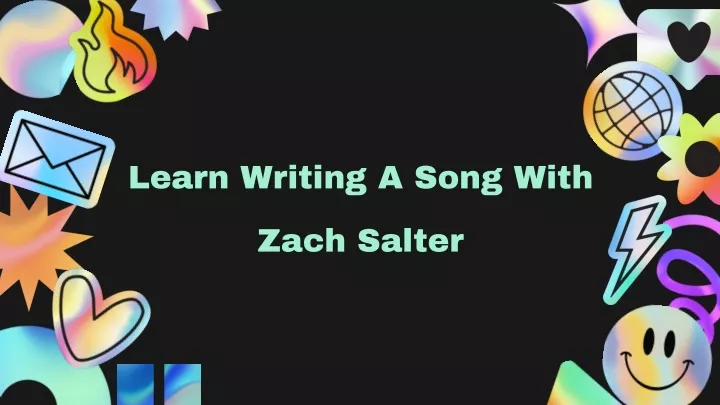 learn writing a song with