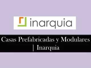 casas prefabricadas y modulares inarquia