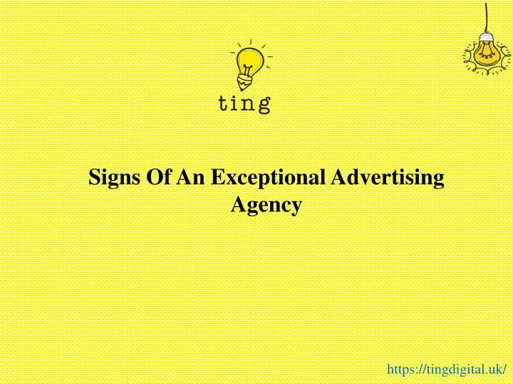 signs of an exceptional advertising agency