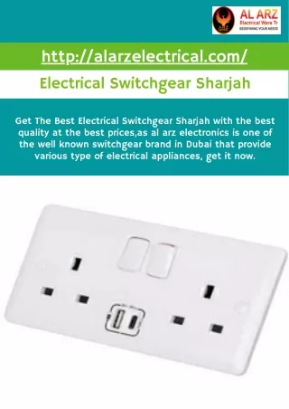 Electrical Switchgear Sharjah | Alarzelectrical
