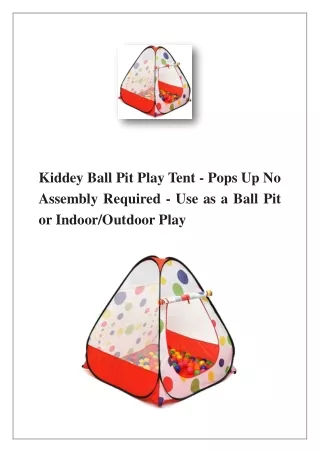 indoor ball pit Kiddzery Store