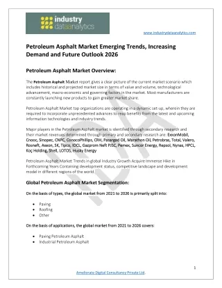 www industrydataanalytics com