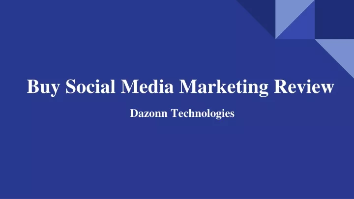 buy social media marketing review