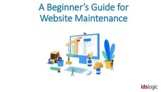 A Beginner’s Guide for Website Maintenance