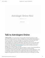 Astrologer Online – contact us  1-888-680-4577 - slide 1