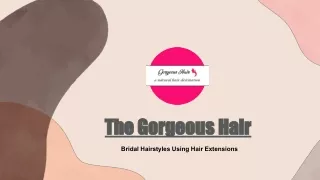Bridal Hairstyles using Hair Extensions