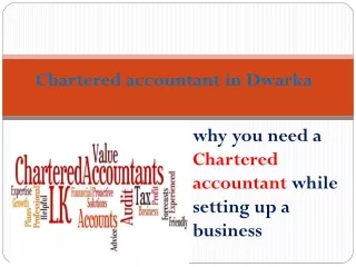 Chartered accountant in Dwarka