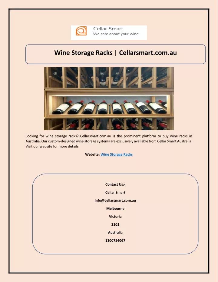 wine storage racks cellarsmart com au