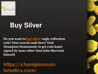 Buy Silver