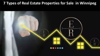 7 Types of Real Estate Properties for Sale in Winnipeg