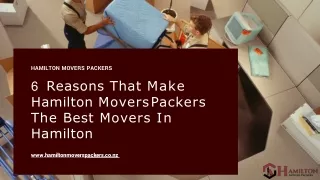 Reasons Why Hamilton Movers Packers Are the Best Movers In Hamilton