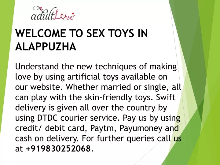 welcome to sex toys in alappuzha
